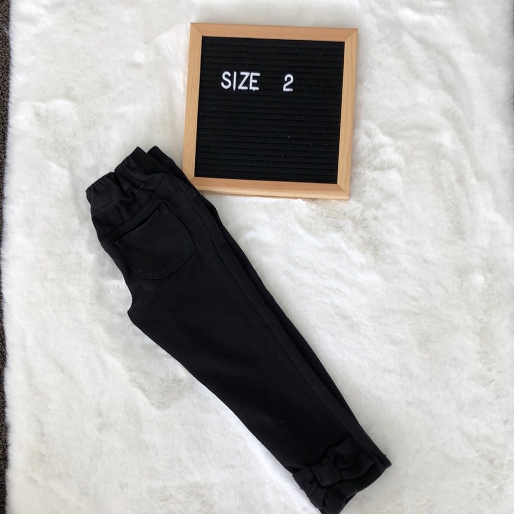 Gymboree black jeggings size 2